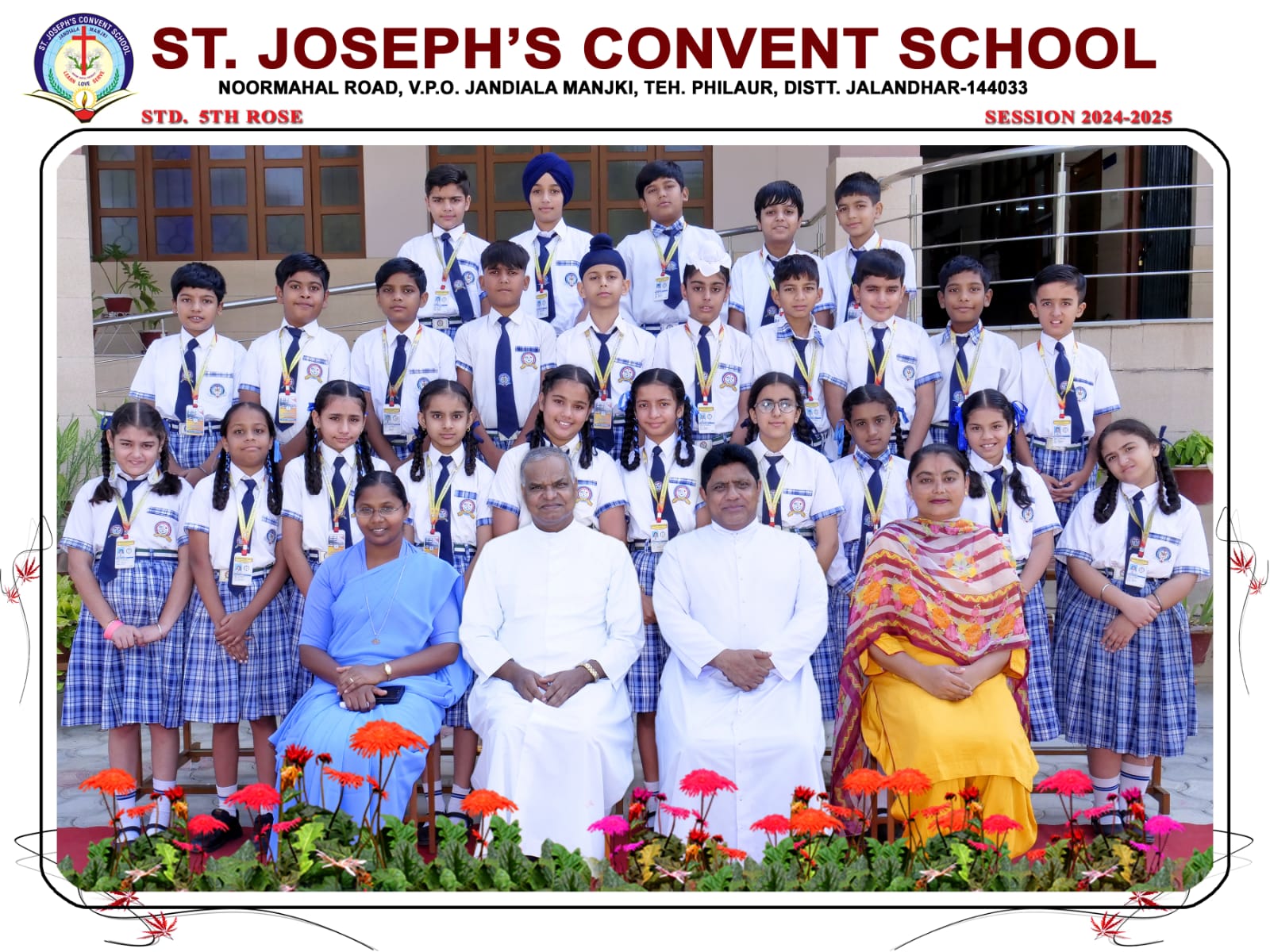 Class V - Rose Group Photo 2024-2025